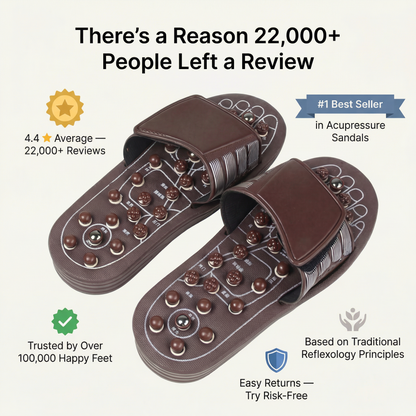 PRESSURA™ Therapeutic Acupressure Massage Slippers
